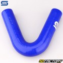 Durite silicone coudée 135° Ø28 mm Silicon Hoses bleue