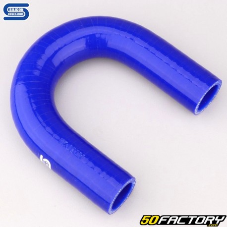 180° elbow silicone hose Ø22 mm Silicon Hoses blue