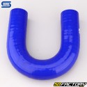 Durite silicone coudée 180° Ø25 mm Silicon Hoses bleue