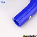 Durite silicone coudée 180° Ø25 mm Silicon Hoses bleue