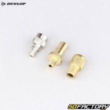 Adaptadores/accesorios de válvula Dunlop (paquete de 3)