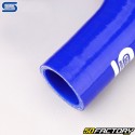 Durite silicone coudée 180° Ø32 mm Silicon Hoses bleue