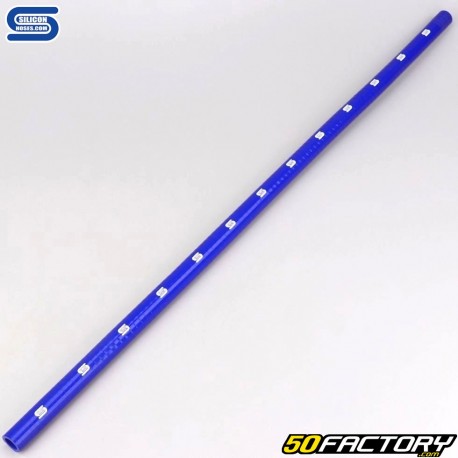 Manguera de silicona recta Ø19 mm longitud 100 cm Mangueras de silicona azul