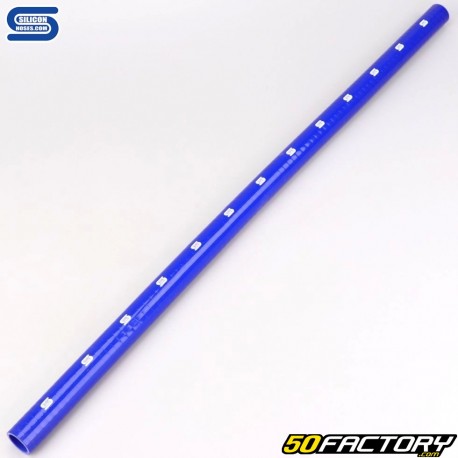 Manguera de silicona recta Ø30 mm longitud 100 cm Mangueras de silicona azul