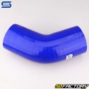 Tubo in silicone gomito 45° Ø83 mm Tubi in silicone blu