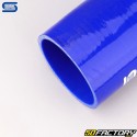 Durite silicone coudée 45° Ø89 mm Silicon Hoses bleue