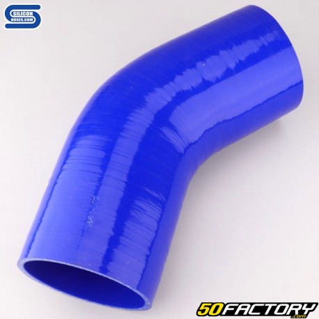 Tubo in silicone gomito 45° Ø102 mm Tubi in silicone blu