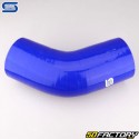 Tubo in silicone gomito 45° Ø102 mm Tubi in silicone blu