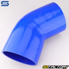 Tubo in silicone gomito 45° Ø127 mm Tubi in silicone blu