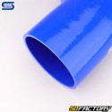 Durite silicone coudée 45° Ø127 mm Silicon Hoses bleue