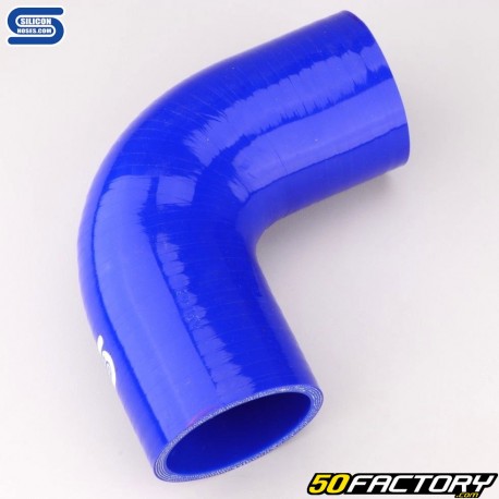 Manguera de silicona Codo 90° Ø63 mm Mangueras de silicona azul