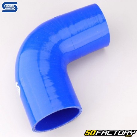 Tubo in silicone gomito 90° Ø70 mm Tubi in silicone blu