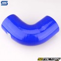 Tubo in silicone gomito 90° Ø76 mm Tubi in silicone blu