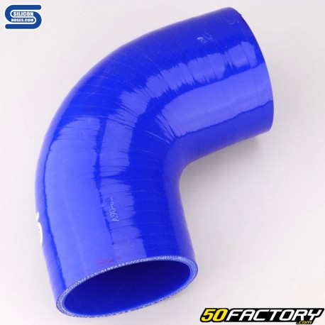 Manguera de silicona Codo 90° Ø80 mm Mangueras de silicona azul