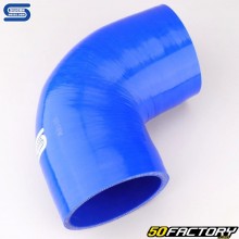 Tubo in silicone gomito 90° Ø89 mm Tubi in silicone blu