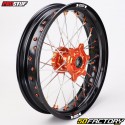 Jantes Supermoto KTM SX-F 250, 350, 450... (2013 - 2024), EXC, EXC-F 300, 500 (2016 - 2024) Prostuf noires moyeux oranges