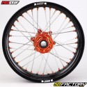 Jantes Supermoto KTM SX-F 250, 350, 450... (2013 - 2024), EXC, EXC-F 300, 500 (2016 - 2024) Prostuf noires moyeux oranges