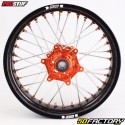 Jantes Supermoto KTM SX-F 250, 350, 450... (2013 - 2024), EXC, EXC-F 300, 500 (2016 - 2024) Prostuf noires moyeux oranges