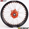 Jantes Supermoto KTM SX-F 250, 350, 450... (2013 - 2024), EXC, EXC-F 300, 500 (2016 - 2024) Prostuf noires moyeux oranges