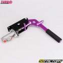 Freio de mão hidráulico multiposição com cilindro mestre travável de 0.75&quot; (Ø19 mm) Turbo Funciona roxo