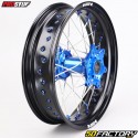 Jantes Supermoto Husqvarna TE 125, FE 250 (2016 - 2023), TC, FC 350, 450 (2015 - 2022)... Prostuf noires moyeux bleus