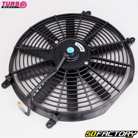 Ventilador de sucção / soprador universal Ø355 mm 12V 80W Turbo Obras Tipo 1