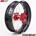 Jantes Supermoto Honda CRF 250 R (depuis 2014), 450 R (depuis 2013) Prostuf noires moyeux rouges