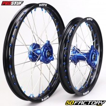 cerchioni Yamaha Ruote YZ 85 big nere Prostuf mozzi blu