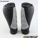 Dunlop black and grey ergonomic bicycle grips