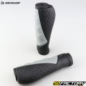 Dunlop black and grey ergonomic bicycle grips