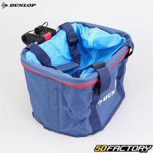 Dunlop blue XNUMXL front bicycle basket with universal attachment