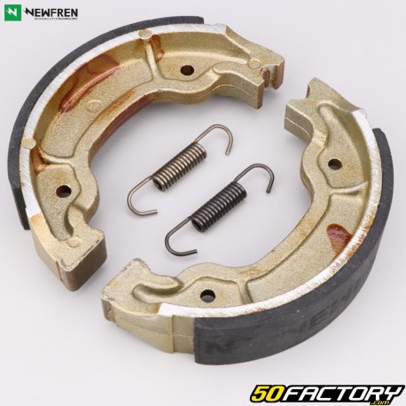 Zapatas de freno traseras 130x28 mm Yamaha YBR, MBK Skyliner 125 ... Newfren