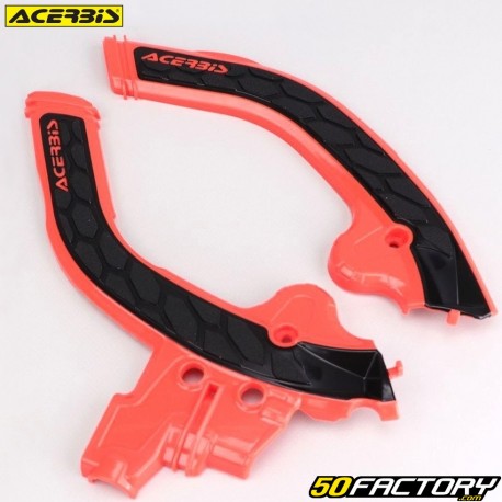 Frame protectors Beta RR 125, 200 (since 2025), 250 (since 2024)... Acerbis  X-Grip red and black