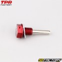 Drain plug AM6 Minarelli TPR Factory red (with built-in magnet)