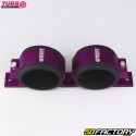 Support aluminium pour double pompe type Bosch 044 Ø60 mm Turbo Works violet