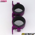 Support aluminium pour double pompe type Bosch 044 Ø60 mm Turbo Works violet