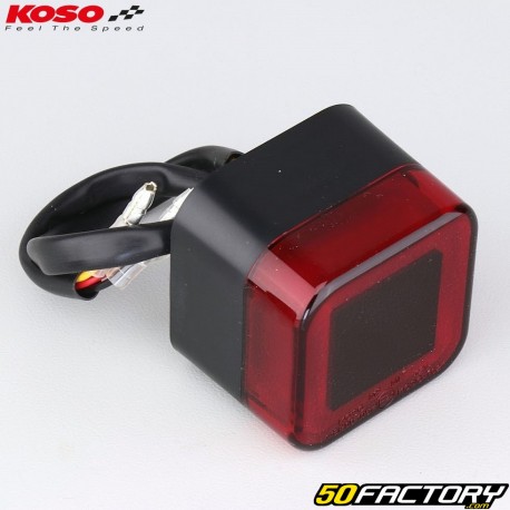 Fanale posteriore rosso con led Koso GT-07 (omologato CE)