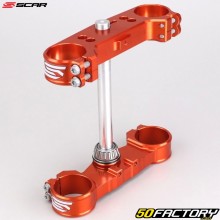 Piastra forcella KTM SX 85 (da 2004), Gas Gas MC (dal 2021), Husqvarna TC (dal 2013) Scar Arancione Offset 16 mm