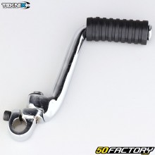 Avviamento a pedale kick Derbi Senda,  Gilera SMT,  RCR,  Aprilia SX... acciaio cromato Teknix (con gomma)