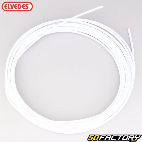 Gaine de câble de dérailleur vélo Ø4 mm (10 mètres) Elvedes blanche