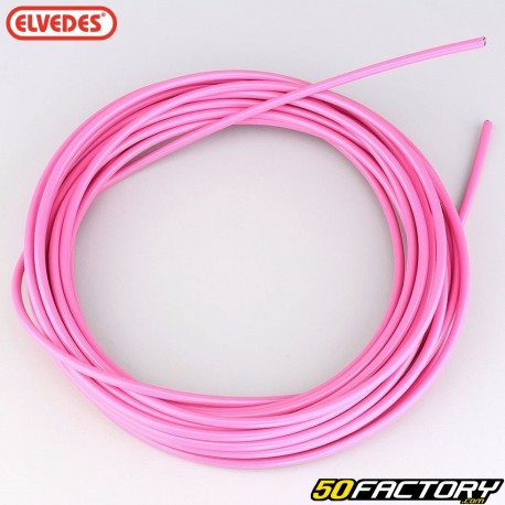 Guaina per cavo freno bicicletta Ø5 mm (10 metri) Elvedes rosa