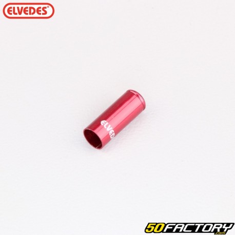 Tapón para cable de freno de bicicleta Elvedes rojo de Ø5 mm