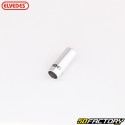 Embout de gaine de dérailleur alu vélo Ø4 mm Elvedes argent