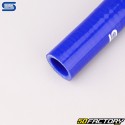 Codo 45° Reductor Silicona Ø22 a 16 mm Mangueras Silicona Azul