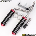 Double outlet leak tube Rieju  MRT Gencod GRD Twin with black and red Copa silencers (body kit) Voca)