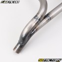 Double outlet leak tube Rieju  MRT Gencod GRD Twin with black Copa silencers (kit for KRM body)