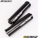 Double outlet leak tube Rieju  MRT Gencod GRD Twin with black Copa silencers (kit for KRM body)