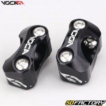 Handlebar risers 22mm to 28mm Voca Black Evos