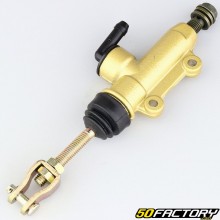 Rear brake master cylinder type Rieju MRT, Peugeot,  Derbi... gold