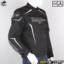 Blouson Furygan Motocicleta aprovada pela Yori CE em preto e branco